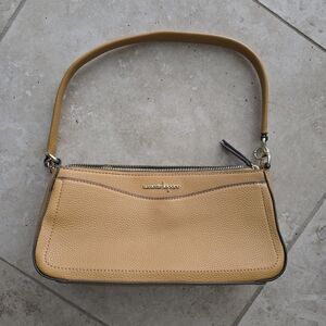 Nanette Lepore Mustard Yellow Wristlet Clutch Shoulder Bag